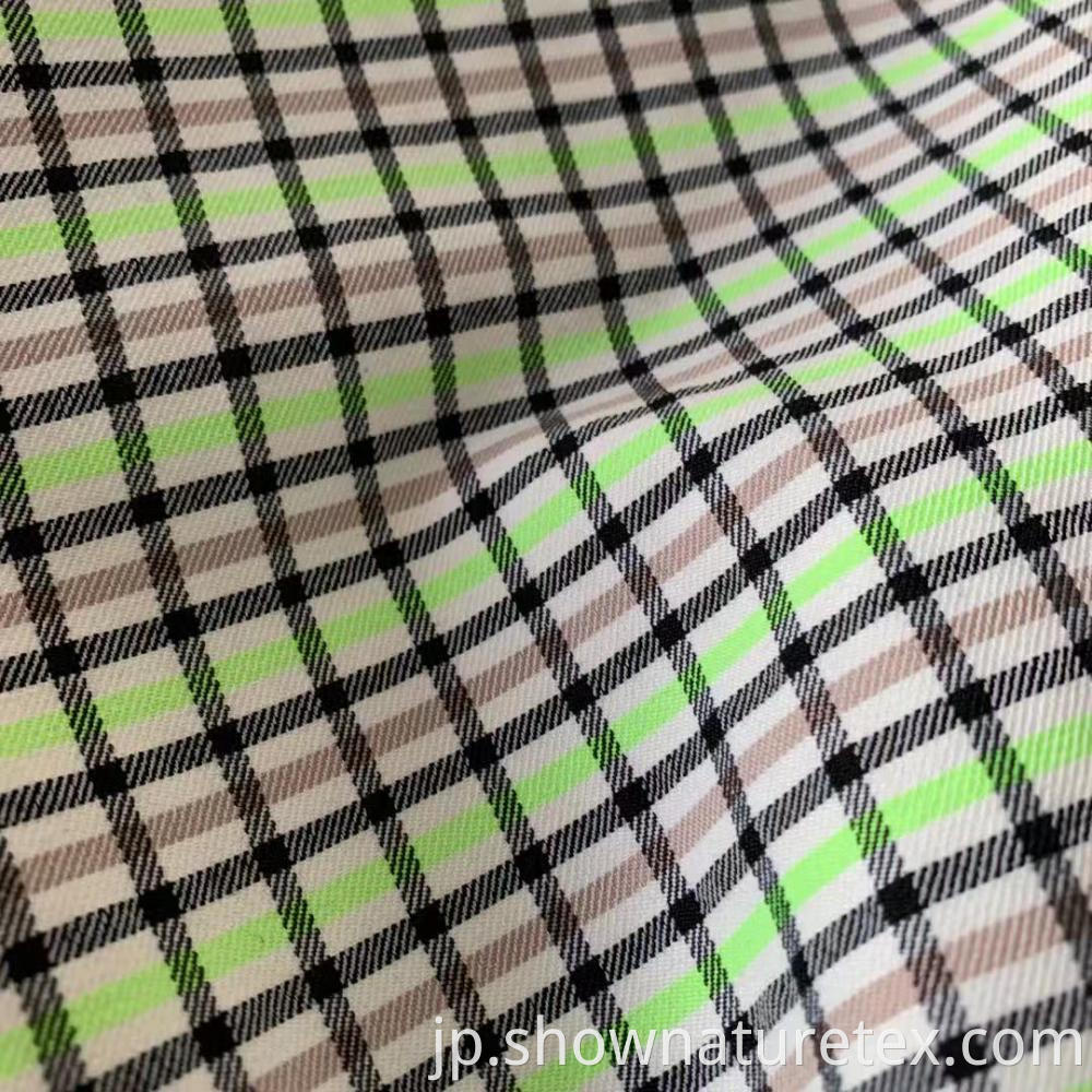 Yarn Dyed Checks High Stretch Fabric